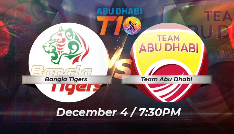 ABU DHABI T10 BANGLA TIGERS VS TEAM ABU DHABI 3RD PLAYOFFS MATCH PREVIEW AND PREDICTION