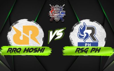 After a Sweep of Home Bets, RSG PH Secures a Spot in the Upper Bracket Finals Versus RRQ