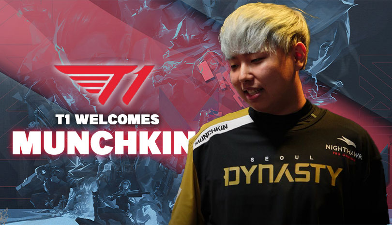 VALORANT SHUFFLES: T1 WELCOMES MUNCHKIN TO THEIR VALORANT TEAM