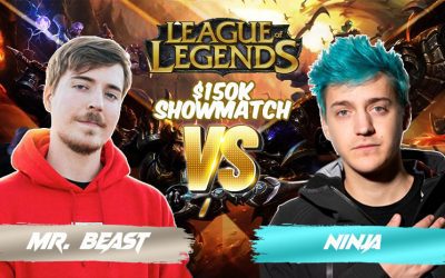 A $150K League of Legends Showmatch Between Ninja and Mr. Beast Will Take Place in Las Vegas