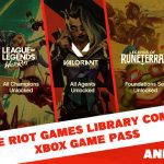 ENTIRE RIOT GAMES LIBRARY COMING TO XBOX GAME PASS