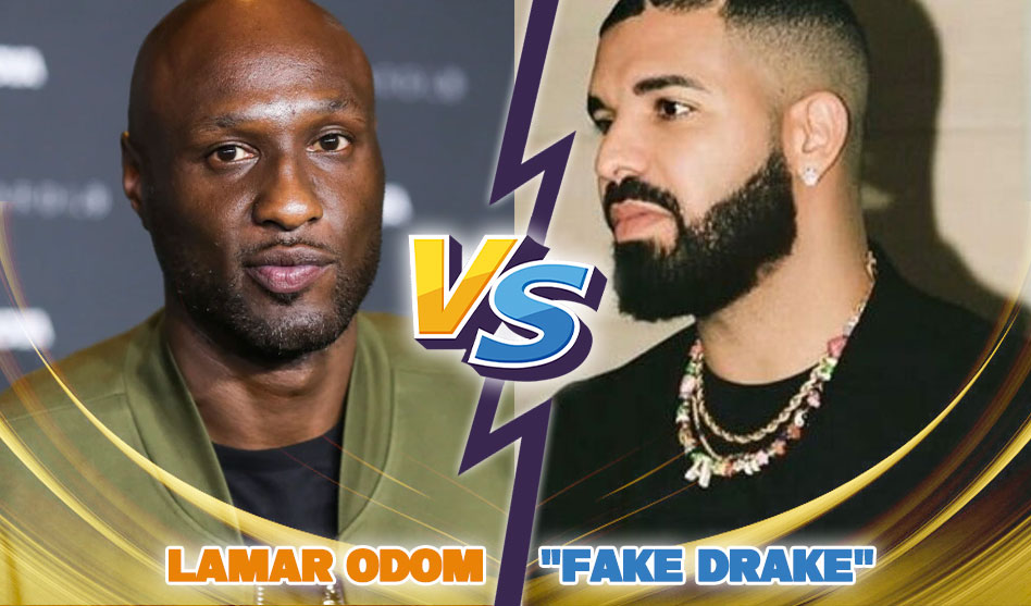 Lamar Odom, a former member of the Lakers, will face "Fake Drake" in a celebrity boxing match