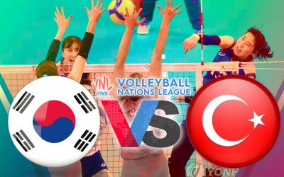 SOUTH KOREA TUMBLES TO TURKEY IN VOLLEYBALL WOMEN’S NATIONS LEAGUE