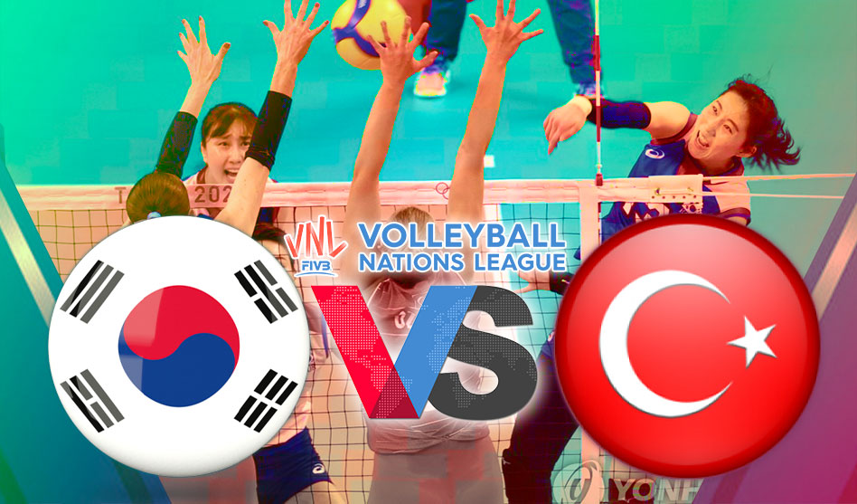SOUTH KOREA TUMBLES TO TURKEY IN VOLLEYBALL WOMEN’S NATIONS LEAGUE