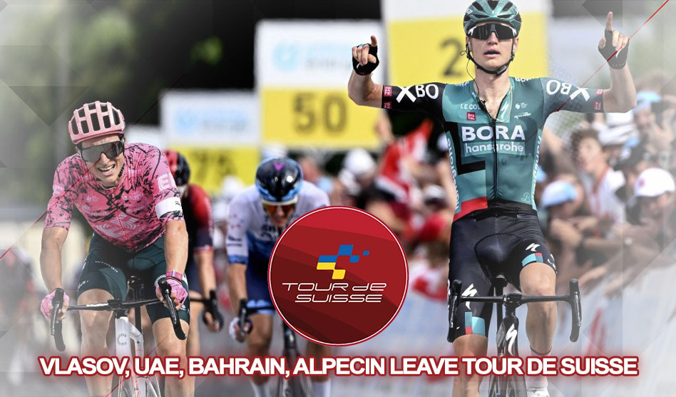 Vlasov, UAE, Bahrain, Alpecin Leave Tour de Suisse