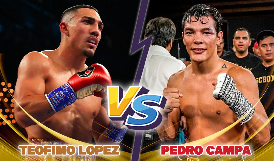 On August 13 at Resorts World Las Vegas and LIVE on ESPN, Teofimo Lopez will face Pedro Campa