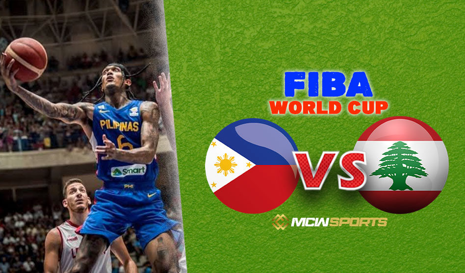 Philippine team faces Lebanon at the FIBA World Cup 2022 Asian Qualifiers