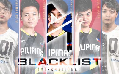 The primary five members of Blacklist are included in the final IESF Mobile Legends roster