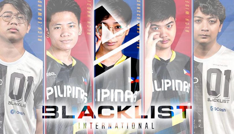 The primary five members of Blacklist are included in the final IESF Mobile Legends roster