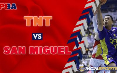 TNT knocked down San Miguel