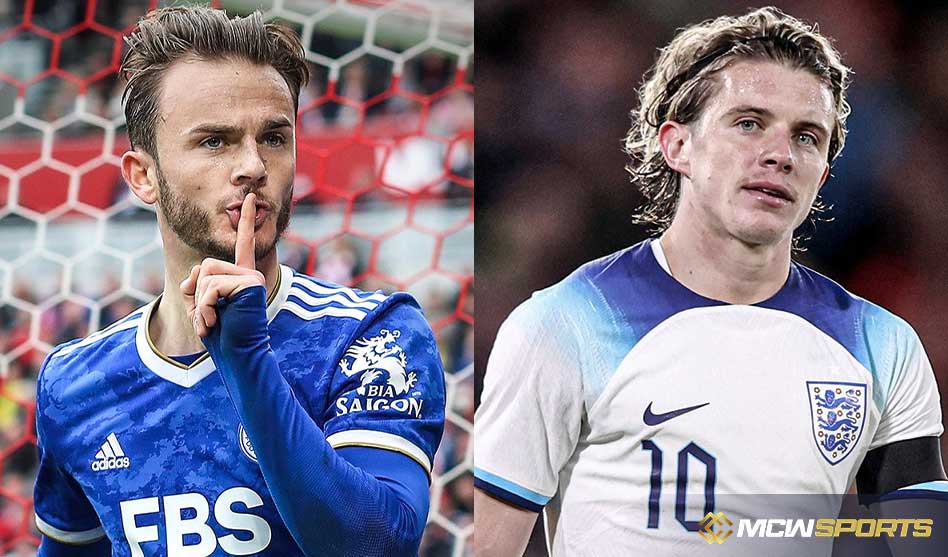 Conor Gallagher and James Maddison are included in England's 26-man World Cup roster