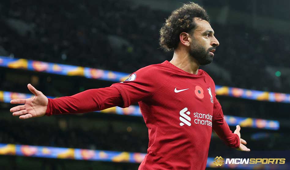 Mohamed Salah scores twice for Tottenham against Liverpool