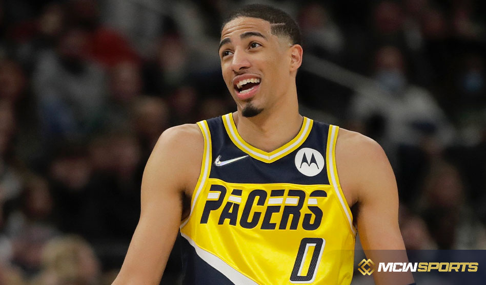 A knee injury forced Pacers’ Tyrese Haliburton to depart the game against the Knicks