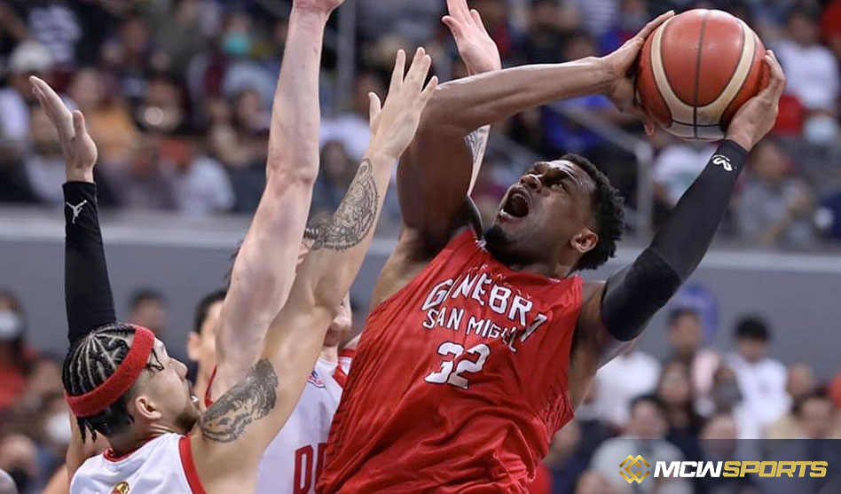 Game 3 of the 2022 PBA Commissioner's Cup finals between Ginebra and Bay Area