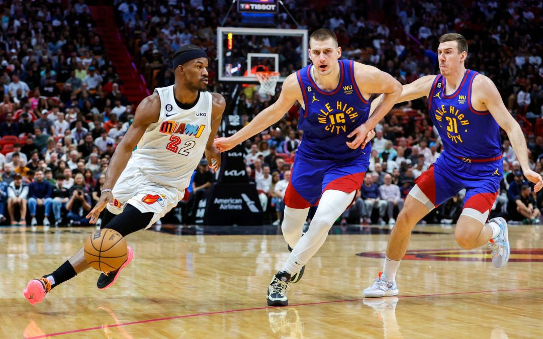 Nikola Jokic leads Nuggets’ balanced effort to beat Heat