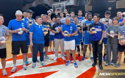 Kiefer Ravena and Jordan Heading appear, as Gilas Pilipinas continues its weekly practice