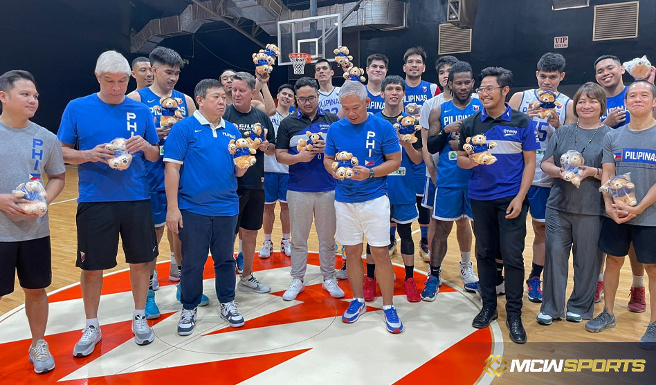 Kiefer Ravena and Jordan Heading appear, as Gilas Pilipinas continues its weekly practice