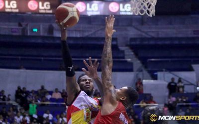 San Miguel endures a terrifying incident from Ginebra