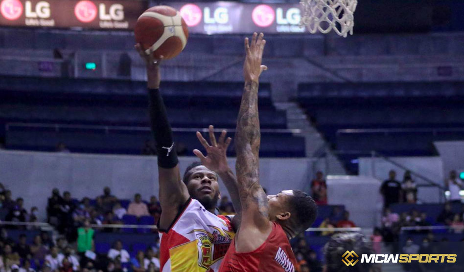 San Miguel endures a terrifying incident from Ginebra
