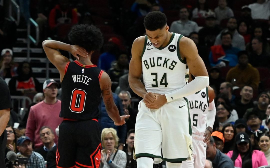 Bucks top Bulls after losing Giannis Antetokounmpo to injury