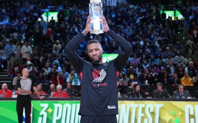 Damian Lillard claims first NBA All-Star 3-point title