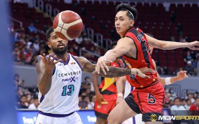 CRUCIAL DEFENSE: San Miguel is attempting to secure a semifinal spot against Converge