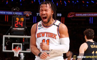 Jalen Brunson assists the Knicks in victory over the Cavs