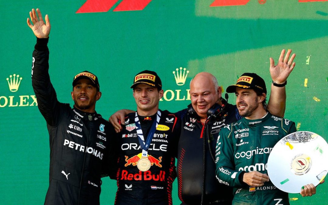 Verstappen wins chaotic Australian Grand Prix after red flag drama as Hamilton finishes runner-up