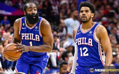 James Harden and Tobias Harris’ futures for the 76ers in the NBA are unknown