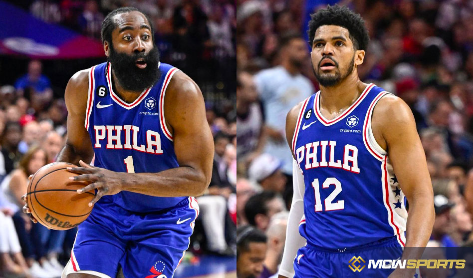 James Harden and Tobias Harris' futures for the 76ers in the NBA are unknown