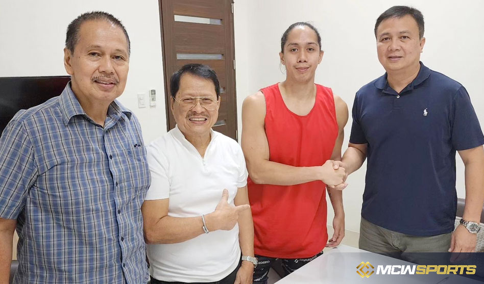 Kyt Jimenez, a social media celebrity, signs a two-year contract with San Miguel