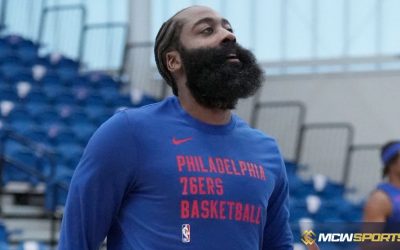James Harden reports at the Colorado training camp of the Philadelphia 76ers