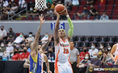 Arwind Santos is motivated to gain control of the PBA-MPBL championship twice