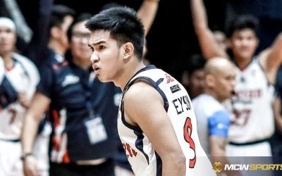 In the MPBL championship match, Pampanga won Game 1 thanks to a 22-point effort from Reyson