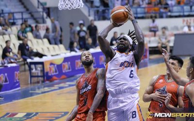 PBA: With another 40-bomb display, Braimoh propels Meralco past Blackwater for their second victory