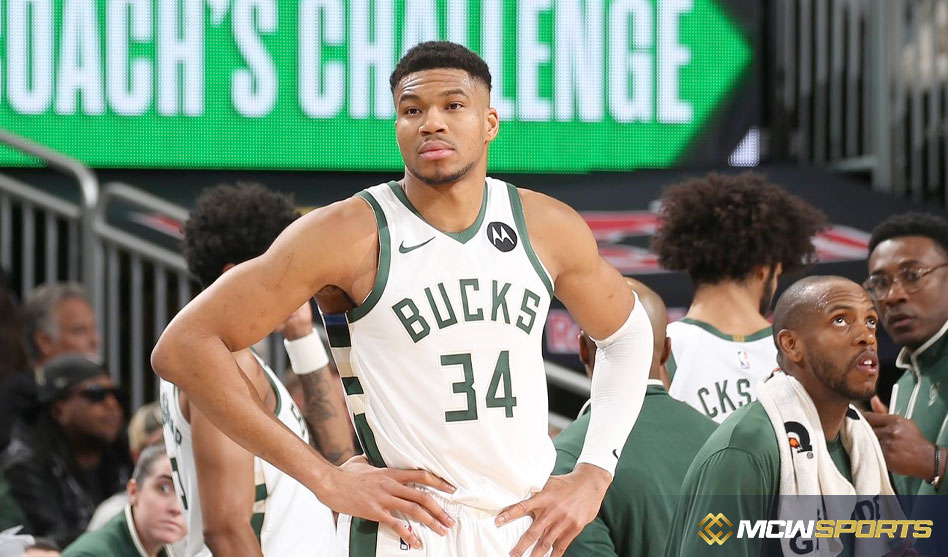 After scoring 64 points, Giannis Antetokounmpo pursues the Pacers to get the game ball