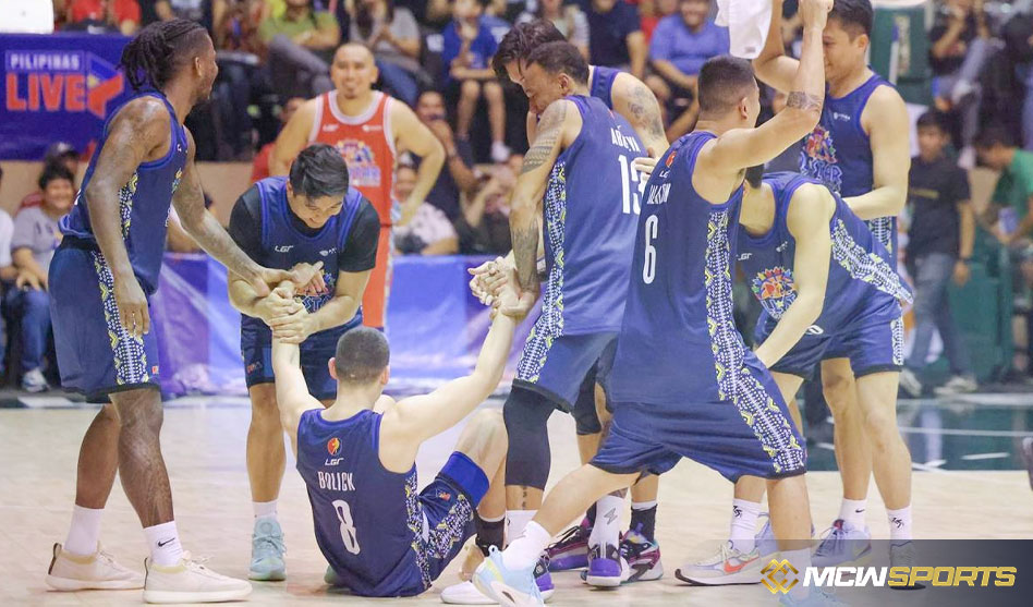 Five-point shot hailed by Robert Bolick as "heaven sent"