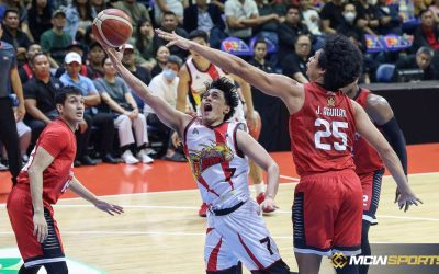 San Miguel defeats Ginebra thanks to Terrence Romeo’s overtime heroics, tying the PBA semi final series