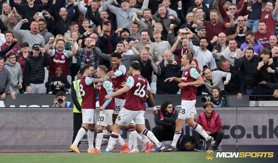 Premier League matchup between Newcastle United and West Ham United