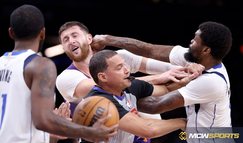 Multiple suspensions result from the Suns-Mavericks brawl