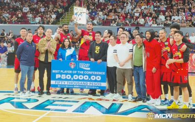 Best Player of the Conference Honors June Mar Fajardo for Record-Extending 12th Year