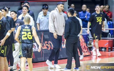 Due to a knee injury, Poy Erram will not be participating in the remaining PBA Finals