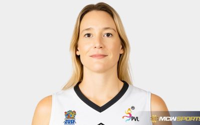 Helene Rousseaux, a Belgian celebrity, promotes farm fresh The Belgian outside hitter