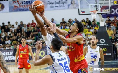 With a gritty road victory over TNT, Elasto Painters take the top spot