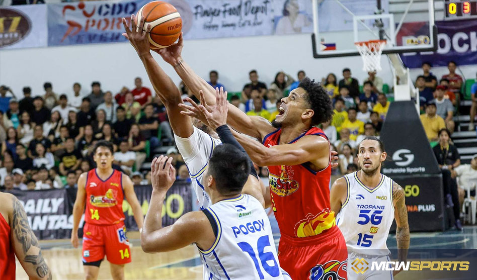 With a gritty road victory over TNT, Elasto Painters take the top spot