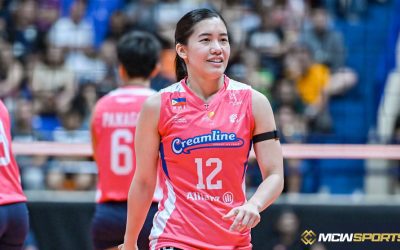 Jia De Guzman, the master setter for Creamline, is ever striving for perfection