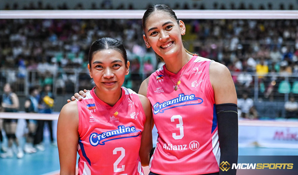 Iconic Reunion – Alyssa Valdez and Jaja Santiago Join Forces as Creamline Prepares to Dominate the PVL